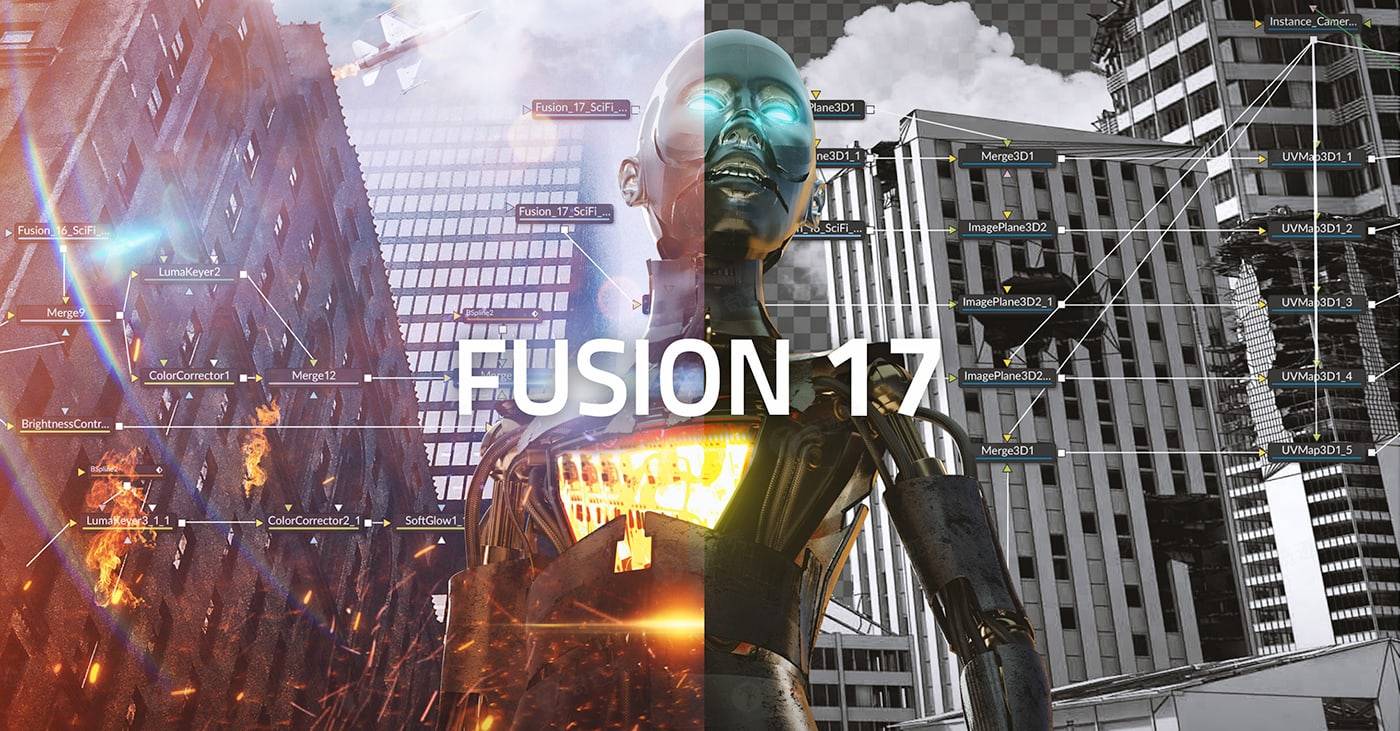 Fusion Studio 17.4.5 影视后期特效合成软件